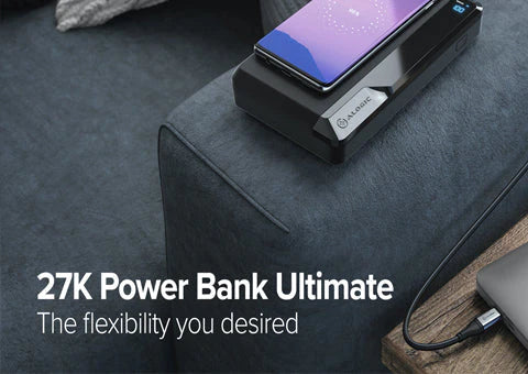 The Flexibility to work anywhere with the 27K Power Bank Ultimate