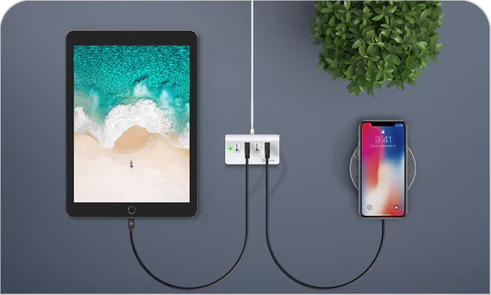 Ever had to fight over who can charge their phone? Grab the 4 in one USB charger and charge freely