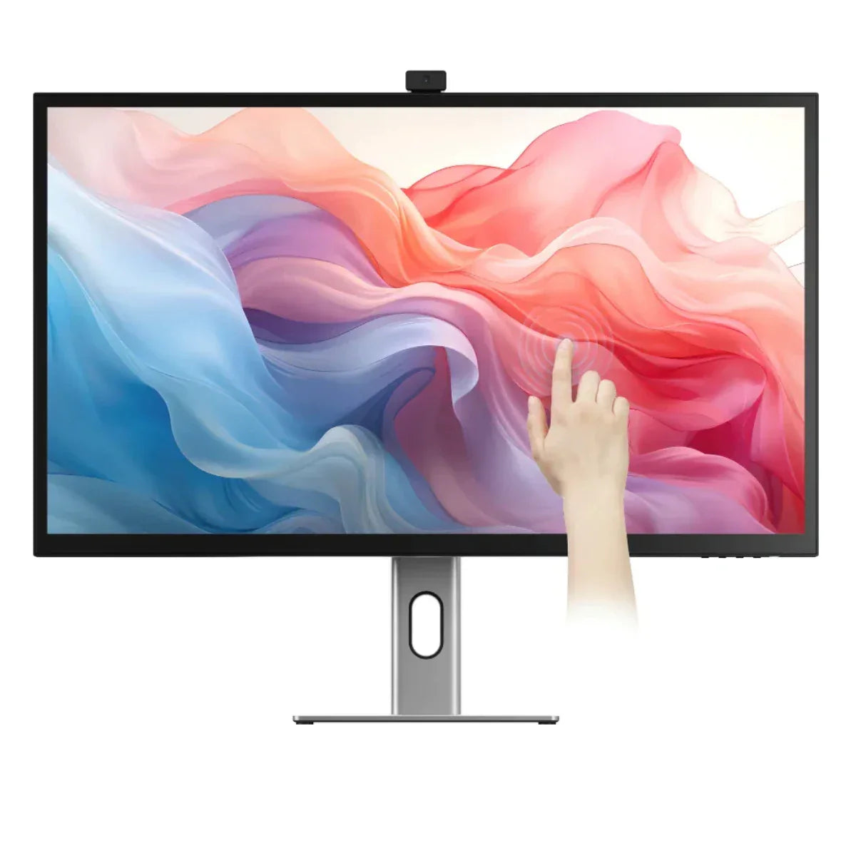 Clarity Max Touch 32" UHD 4K Monitor with USB-C Power Delivery, Webcam and Touch Screen (Pack of 2) + Dual 4K Universal Docking Station Ð DisplayPort Edition