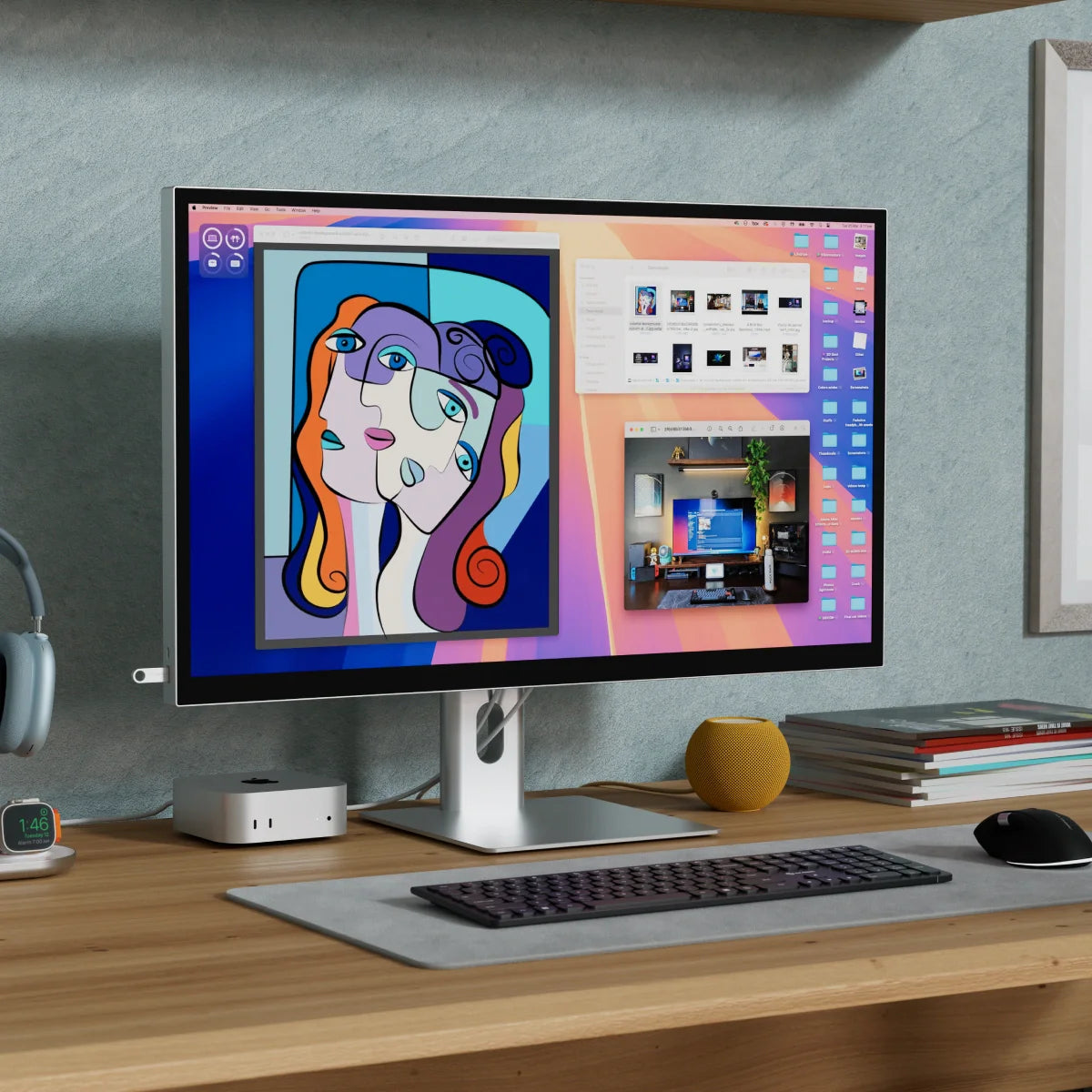 Aspekt Touch 32" 4K UHD Docking Monitor with Touchscreen and 145W USB Charging