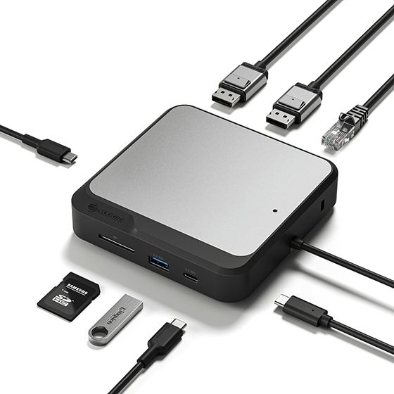 CLARITY 27" UHD 4K Monitor (Pack of 2) + Dual 4K Universal Docking Station - DisplayPort Edition