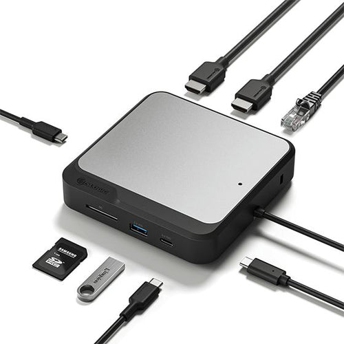 Clarity Pro Touch 27" UHD 4K Monitor with 65W PD, Webcam and Touchscreen (Pack of 2) + Dual 4K Universal Docking Station - HDMI Edition