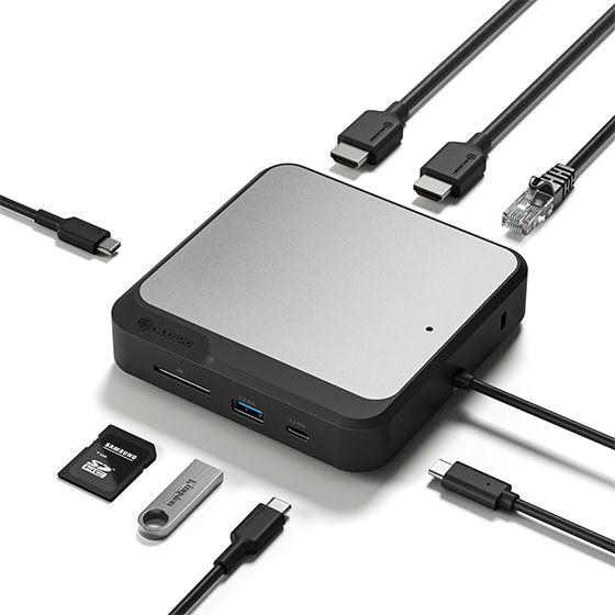 Clarity Pro 27" UHD 4K Monitor with 65W PD and Webcam (Pack of 2) + Dual 4K Universal Docking Station - HDMI Edition