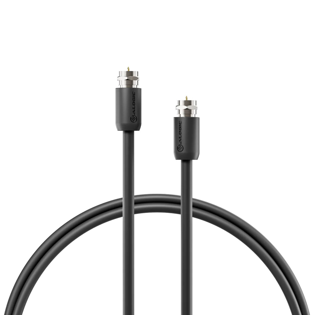 Elements Series Universal TV Antenna Cable F-Type with PAL and F-Type Right Angle Adapters
