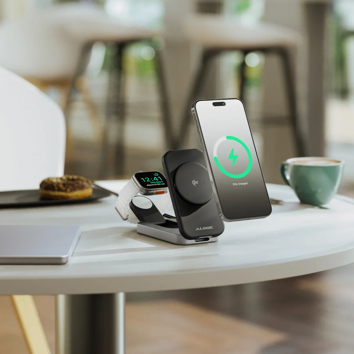 Flip 2-in-1 Qi2 Fast Wireless Charging Stand
