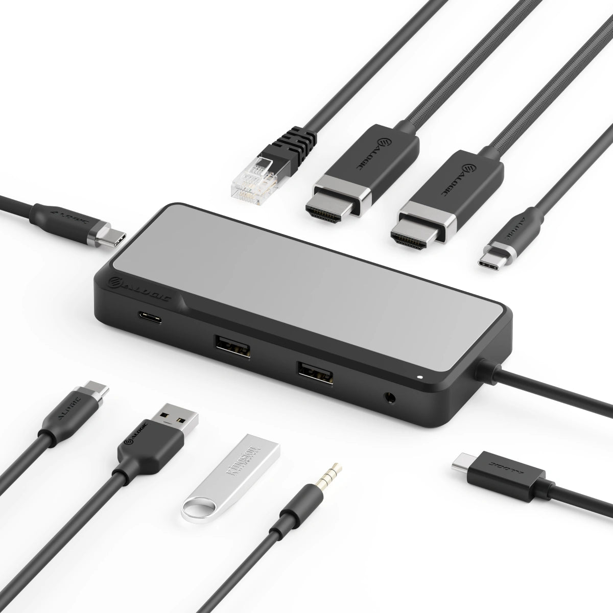 Fusion Pro DUO USB-C Dual HDMI Dock with Power Delivery
