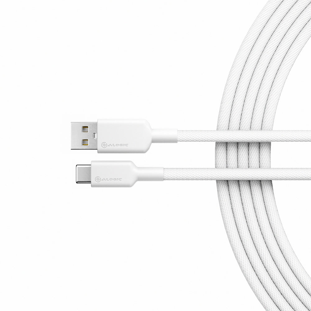 1m Elements Pro USB 2.0 USB-A to USB-C Cable- White