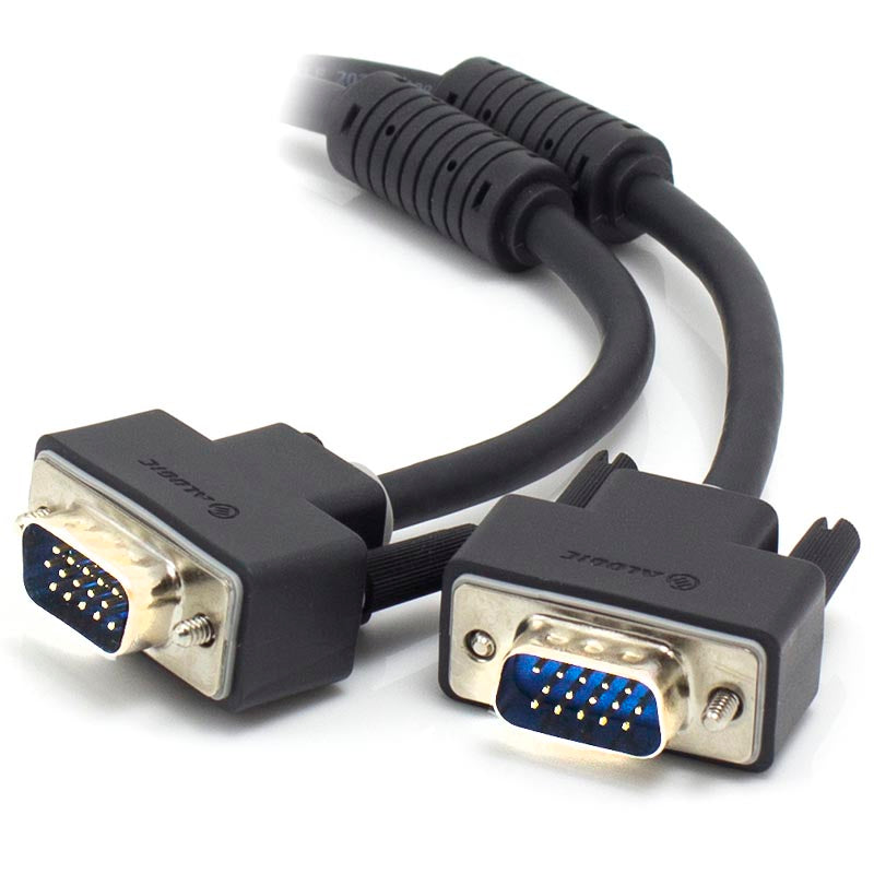 VGA/SVGA Premium Shielded Monitor Extension Cable With Filter - Male to Female - 20m