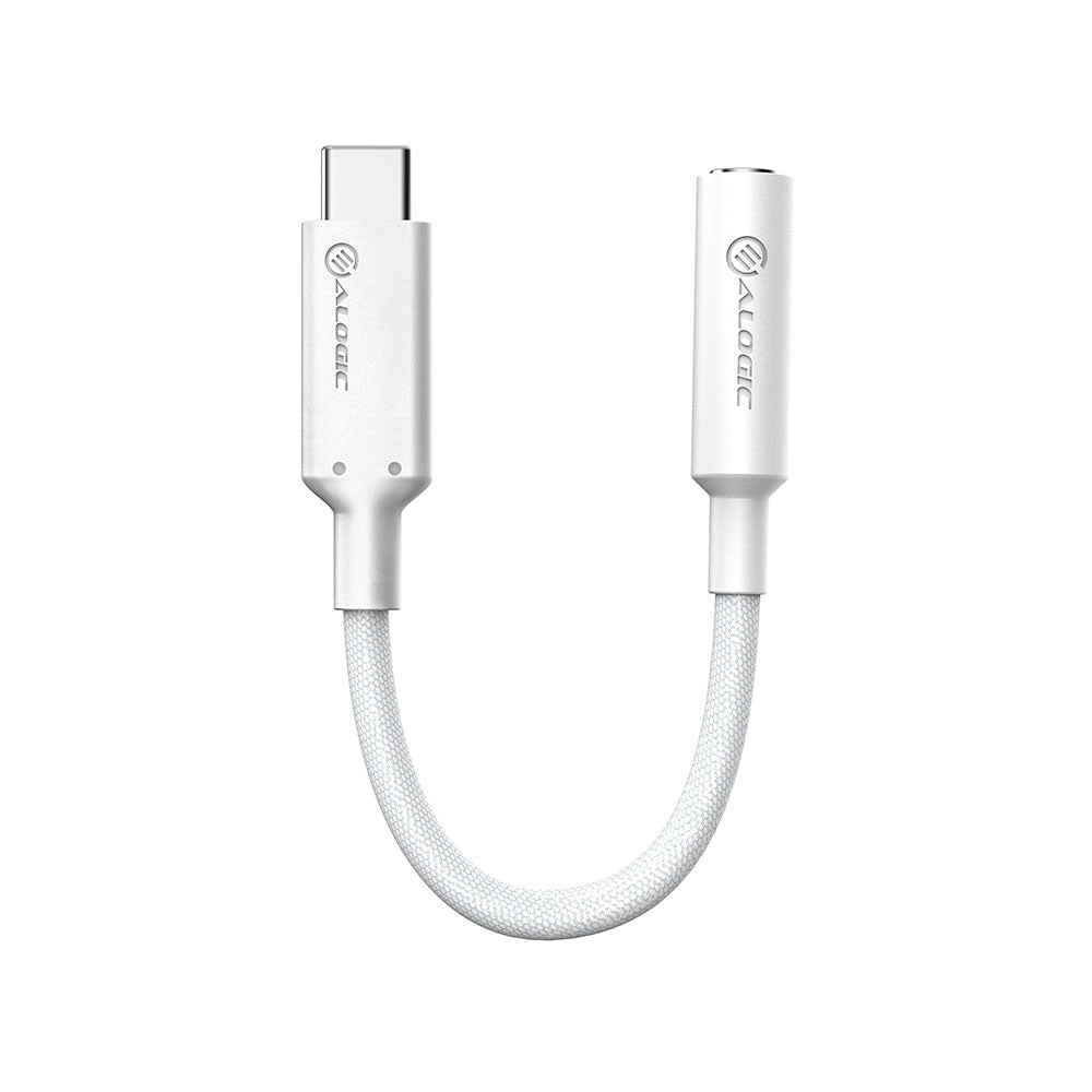 Elements Pro USB-C to 3.5mm Audio Adapter - 10cm – White