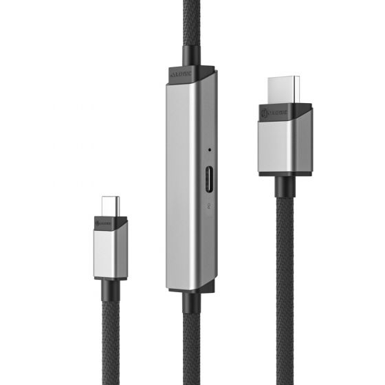 Ultra USB-C to HDMI Cable with 100W Power Delivery Passthrough