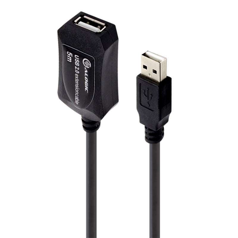 USB 2.0 Active Extension Type A to Type A Cable- Male to Female - 5m