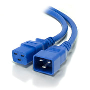 IEC C19 to IEC C20 Power Extension - Male to Female (15A) - 1.5m - Blue