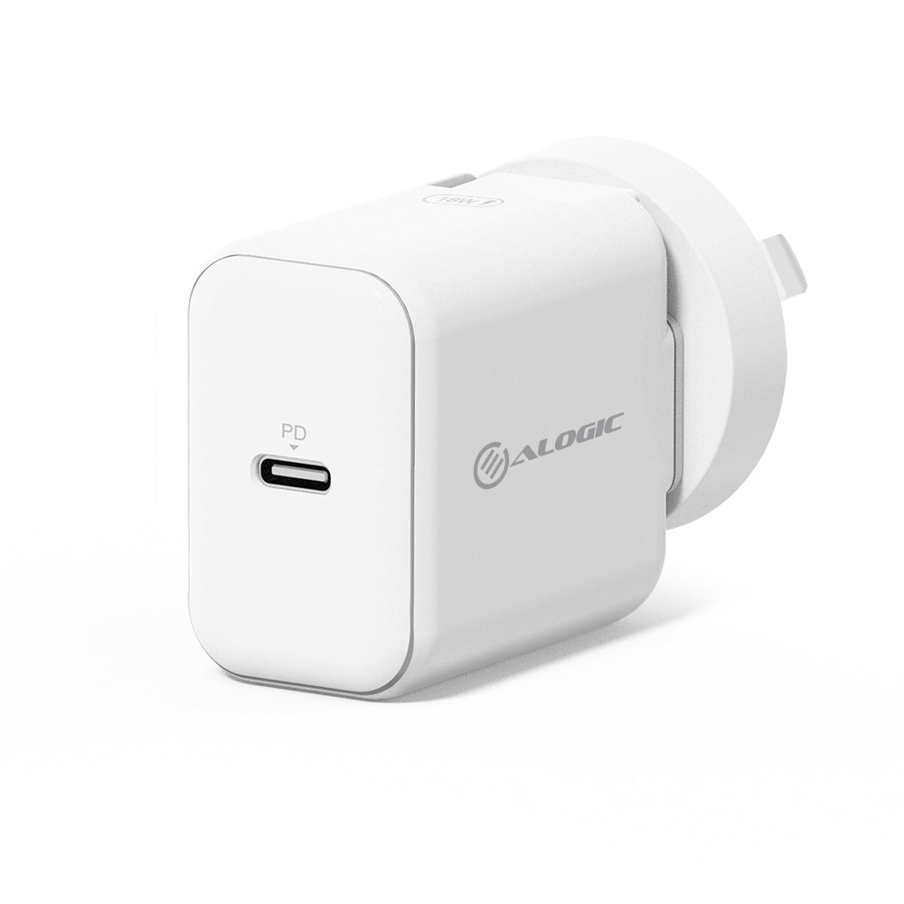 USB-C Wall Charger 18W with Power Delivery – White