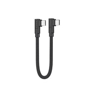 25cm Elements Pro Right-Angle USB-C to Right Angle USB-C Cable