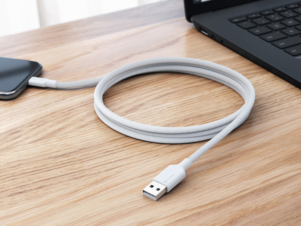 1m Elements Pro USB 2.0 USB-A to USB-C Cable- White
