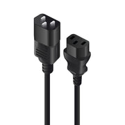 IEC C13 to IEC C14 Computer Power Extension Cord - Male to Female