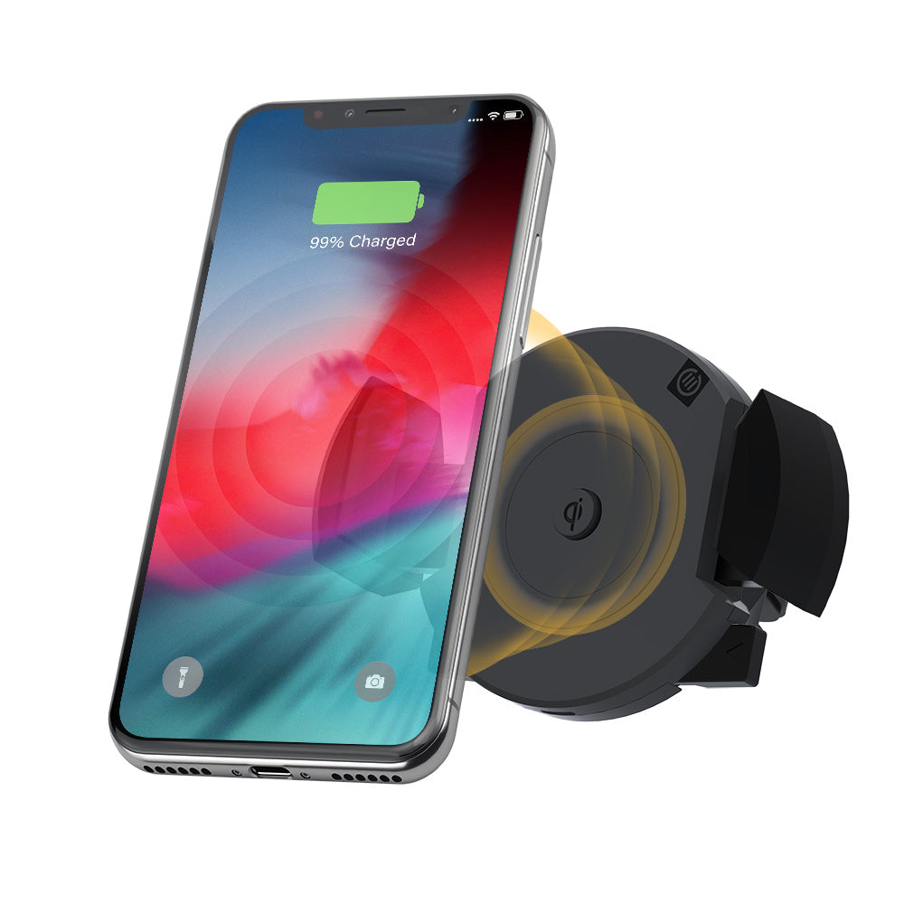Rapid Air Vent Mount Wireless Charger with Qi Technology