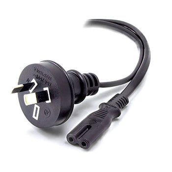 Aus 2 Pin Mains Plug to IEC C7 - Male to Female - Retail