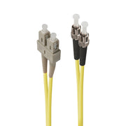SC-ST Single Mode Duplex LSZH Fibre Cable 09/125 OS2