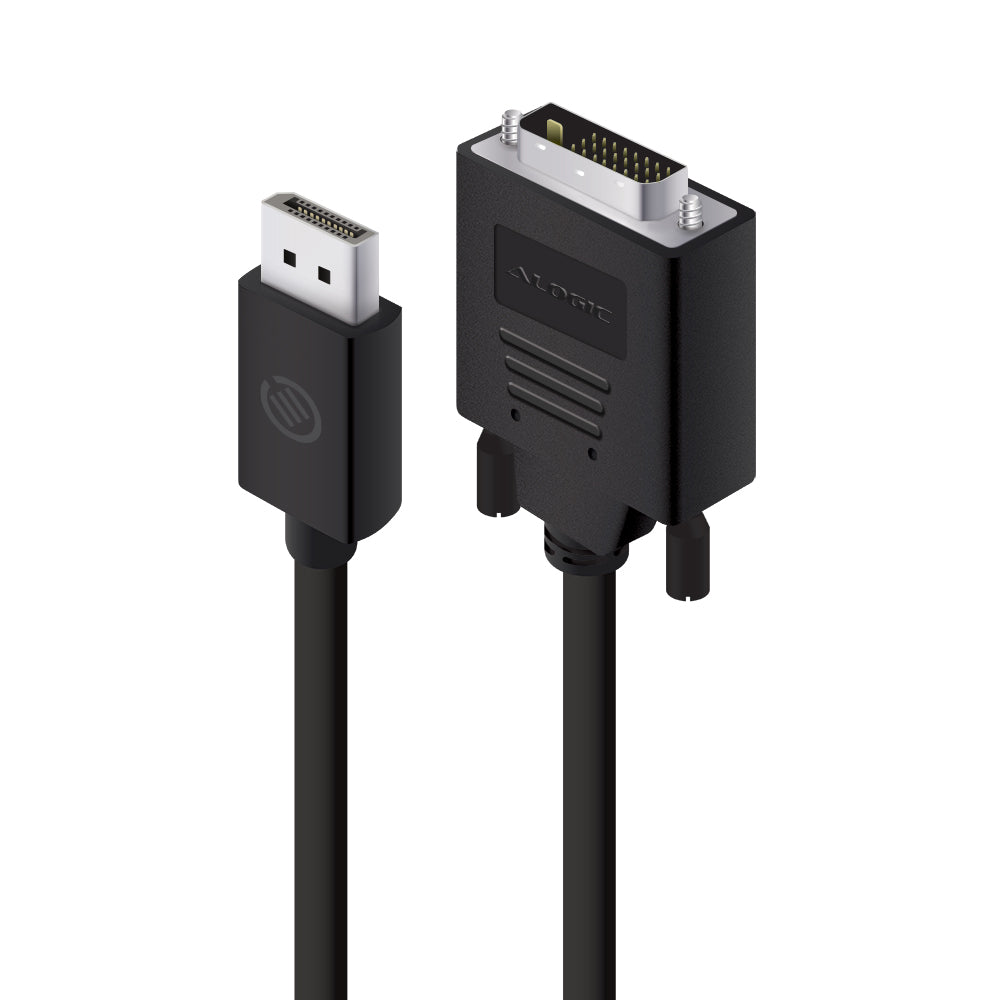 DisplayPort to DVI-D Cable Male to Male - Elements Series - 1m