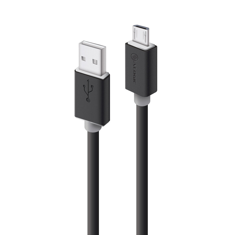 USB 2.0 Type A to Type B Micro Cable - Male to Male - 25cm