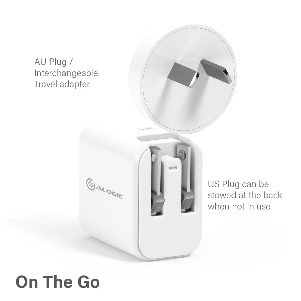 USB-C Wall Charger 18W with Power Delivery – White