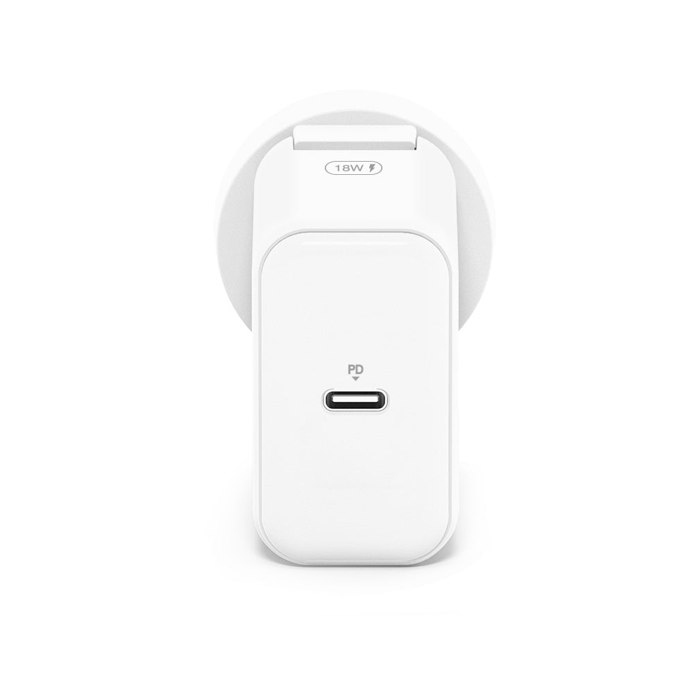 USB-C Wall Charger 18W with Power Delivery – White