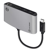ThunderBolt 3 Dual HDMI PORTABLE Docking Station with 4K - Space Grey