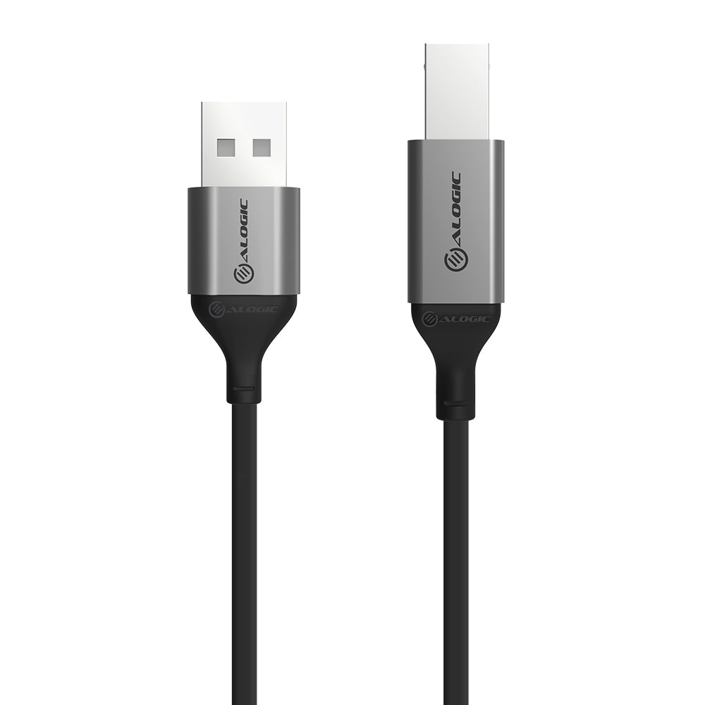 Ultra USB2.0 USB-A (Male) to USB-B (Male) Cable - Space Grey - 2m