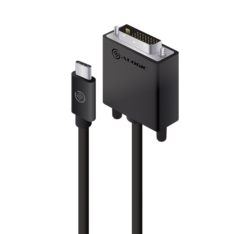 USB-C to DVI Cable - Male to Male - 2m