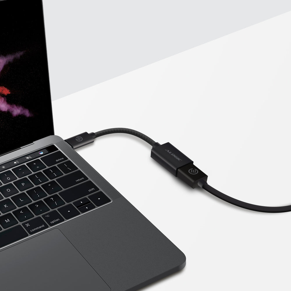 USB 3.1 (GEN 2) USB-C (Male) to USB-A (Female) Adapter - Prime Series - Black