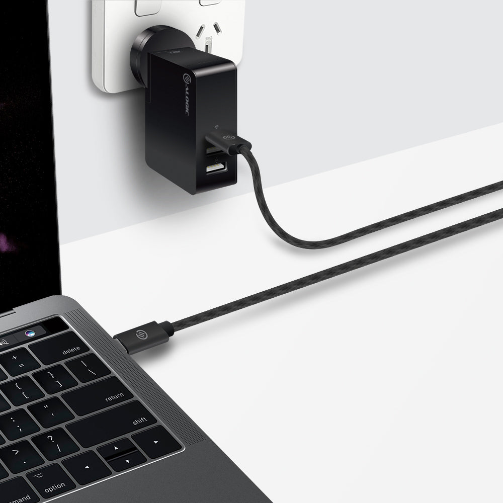 USB 2.0 USB-C (Male) to USB-C (Male) - Prime Series - 2m - Black