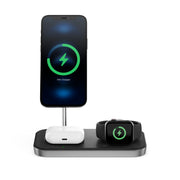 MagSpeed 3-in-1 Wireless Charging Station with 20W USB-C Wall Charger - Black
