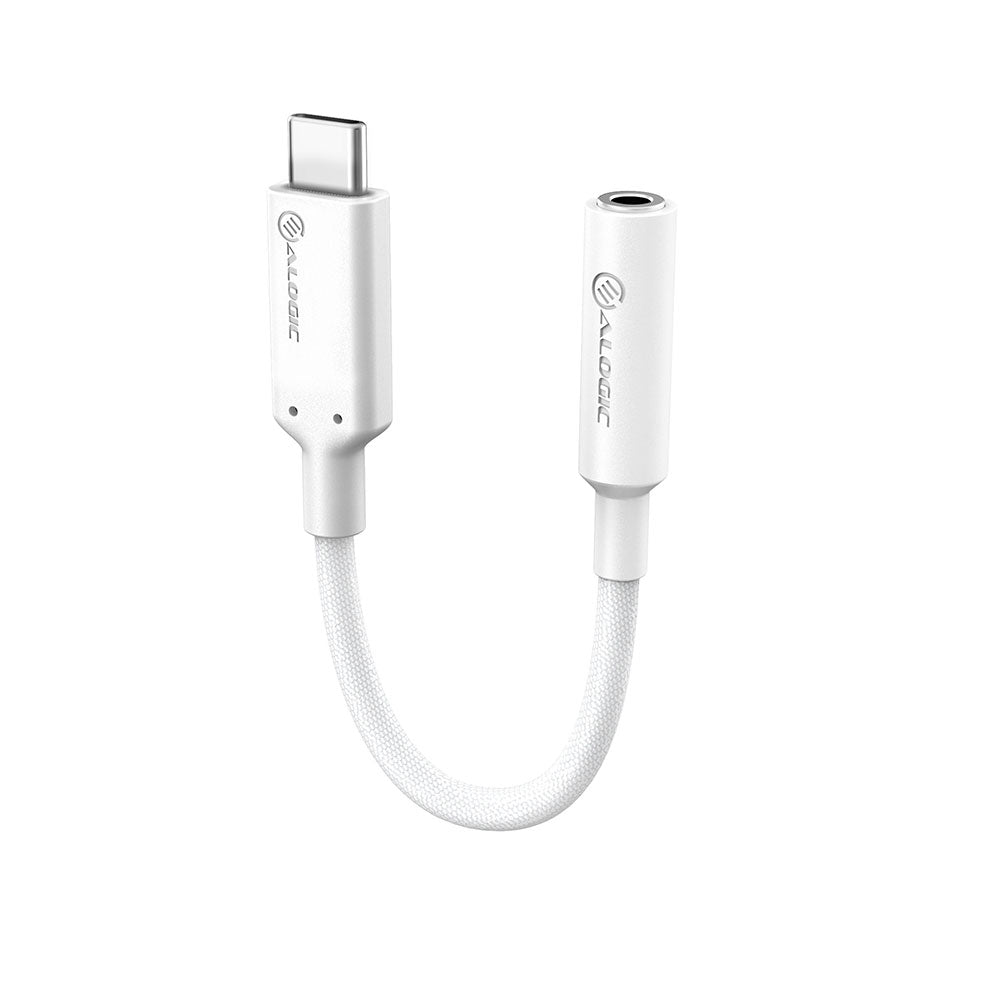 Elements Pro USB-C to 3.5mm Audio Adapter - 10cm – White